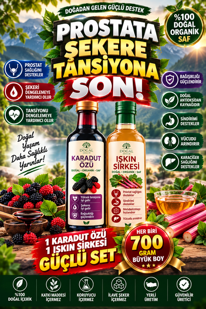 DOĞAL ZENGİN MİNERALLİ KARADUT ÖZÜ VE IŞKIN KÖKÜ SİRKESİ